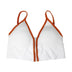 Sports Top Bra With Front Ziper And V Strap High Impact