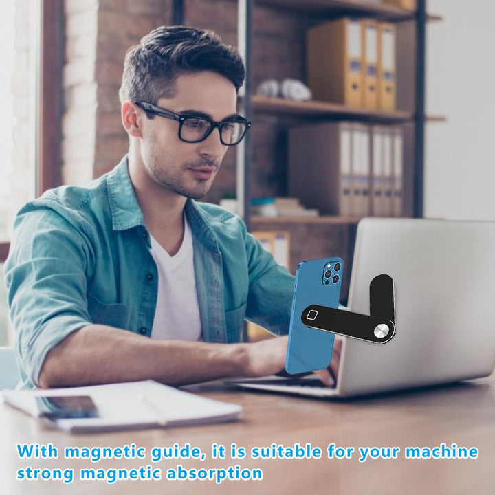 Laptop Phone Clip Holder Mount | Computer Laptop Cellphone Stand Foldable Aluminum Expansion Bracket Tablet Clip For Dual Screen