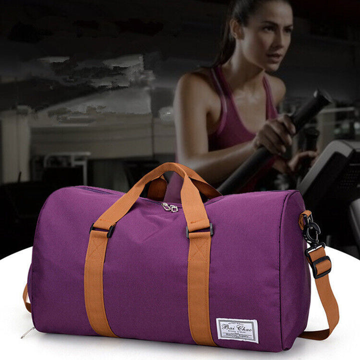 Men & Ladies Sports Duffle Travel Bag Lager Canvas Leisure Work Gym Holdall Bags