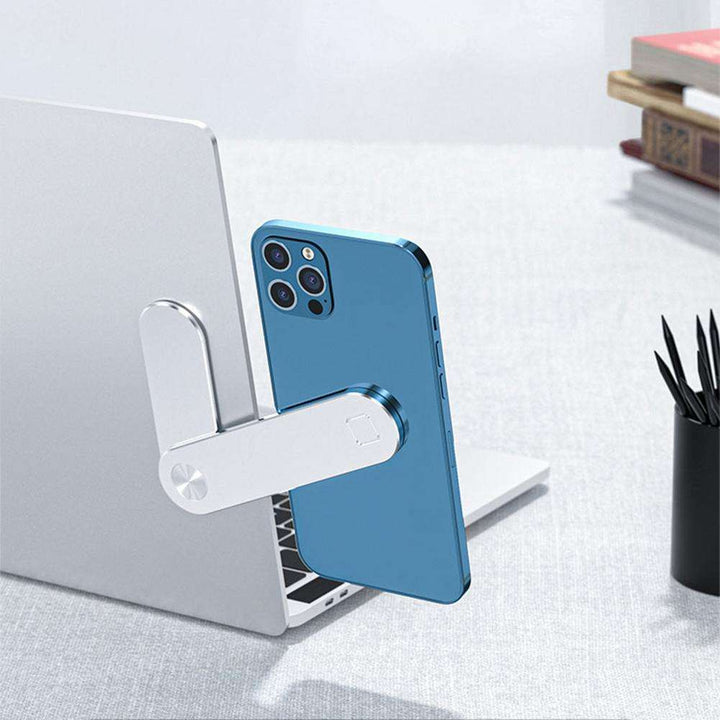 Laptop Phone Clip Holder Mount | Computer Laptop Cellphone Stand Foldable Aluminum Expansion Bracket Tablet Clip For Dual Screen