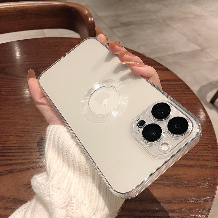 Phone Case With Camera Protector Advanced Electroplating Integrated With Lens Protector Phone Case For iPhone 11-14